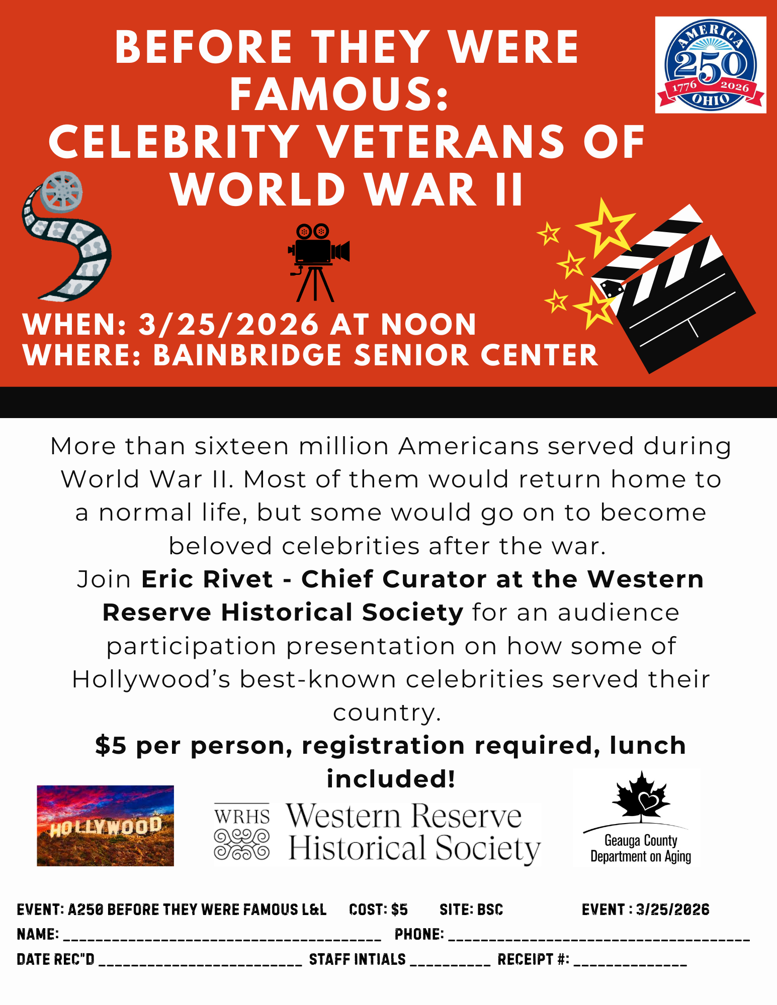 BSC BEFORE THEY WERE FAMOUS LL 3-25-26